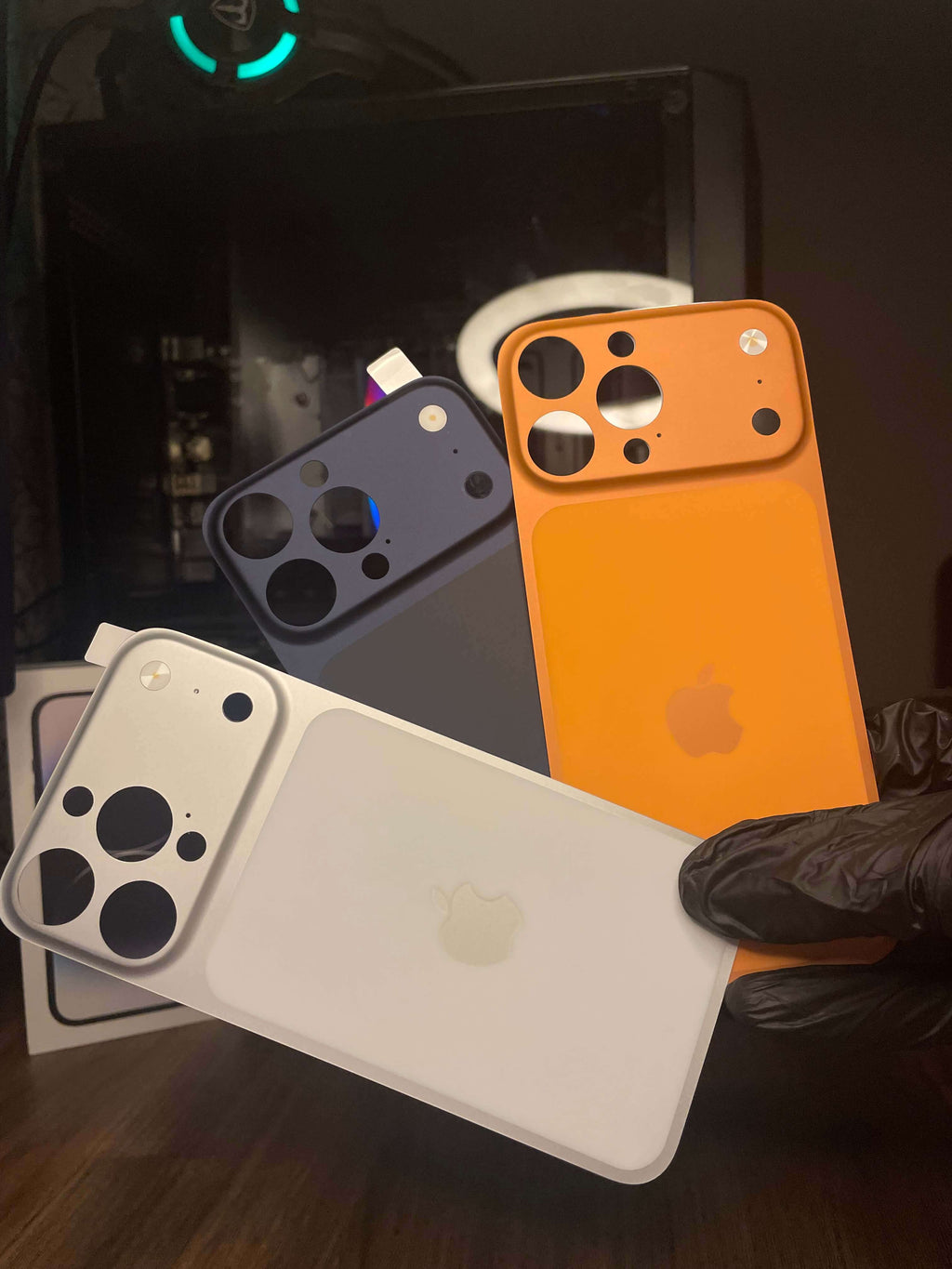 Premium iPhone Back Panel Sheet with Camera Lens | iPhone 17 Pro & Pro Max Style Conversion