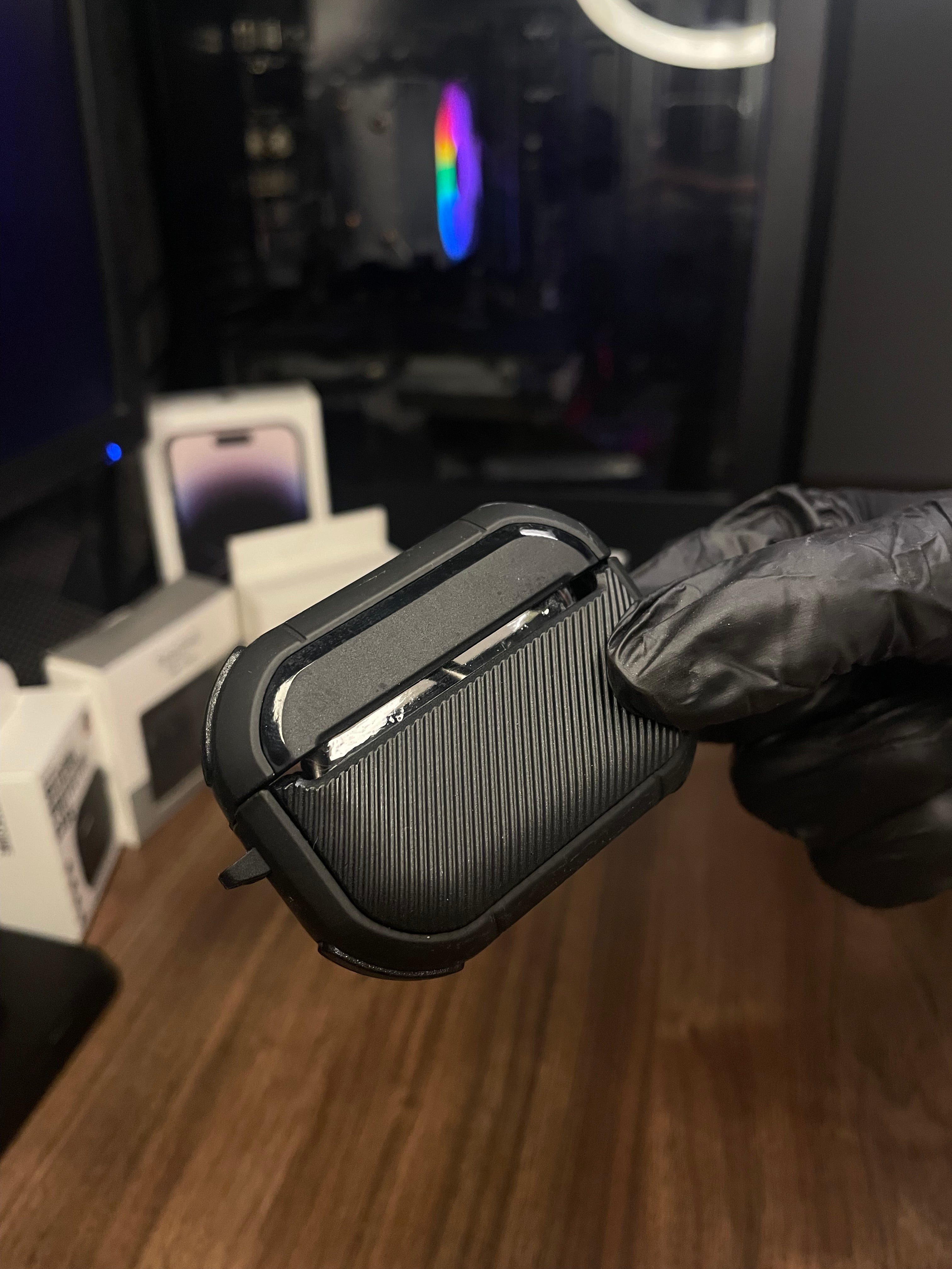 Carbon Fiber Style AirPods Pro / Pro 2 Case Cover – Scratch Resistant, Shockproof & Slim Design