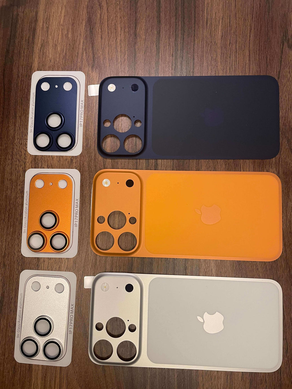 Premium iPhone Back Panel Sheet with Camera Lens | iPhone 17 Pro & Pro Max Style Conversion